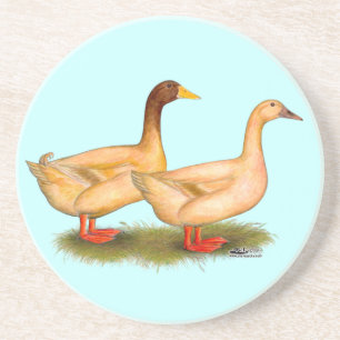 Ducks:  Buff Orpington Coaster