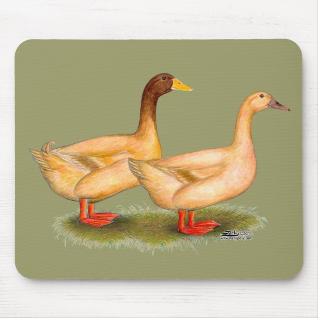 Ducks:  Buff Orpington Mouse Pad (Front)