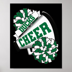 Ducks Cheer Ck To School Cheerleading Spirit G  Poster