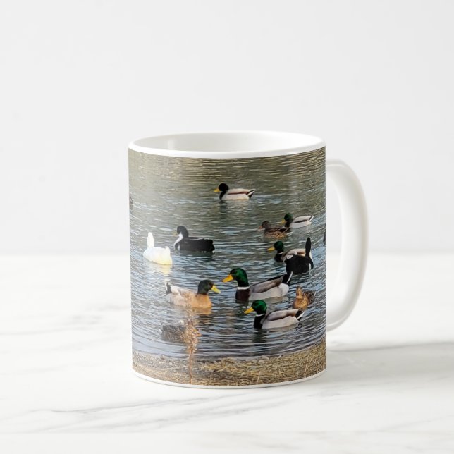 Ducks Coffee Mug (Front Right)