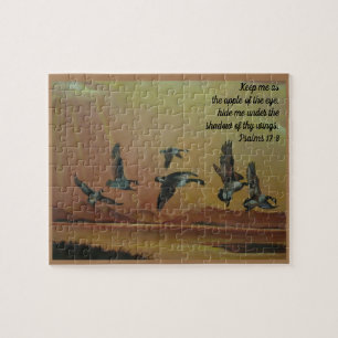 Ducks Flying Jigsaw Puzzle