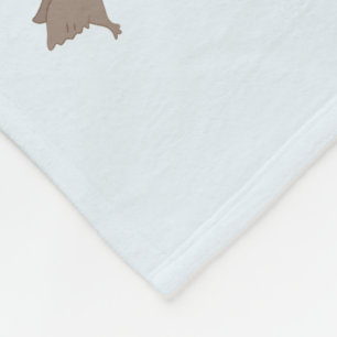 Ducks & Gator Cartoon Pattern Fleece Blanket