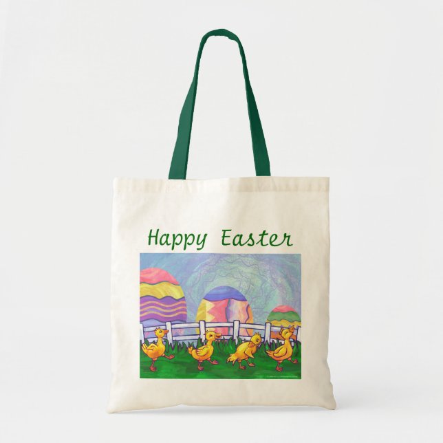 Ducks in a Row Easter Egg Bag (Front)