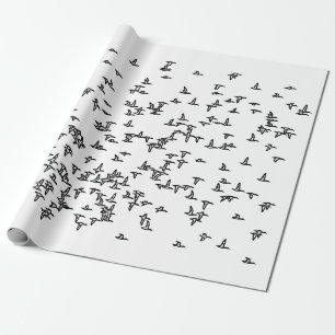 Ducks in Flight - Duck Hunting Art Wrapping Paper
