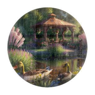 Ducks in the Pond Cutting Board
