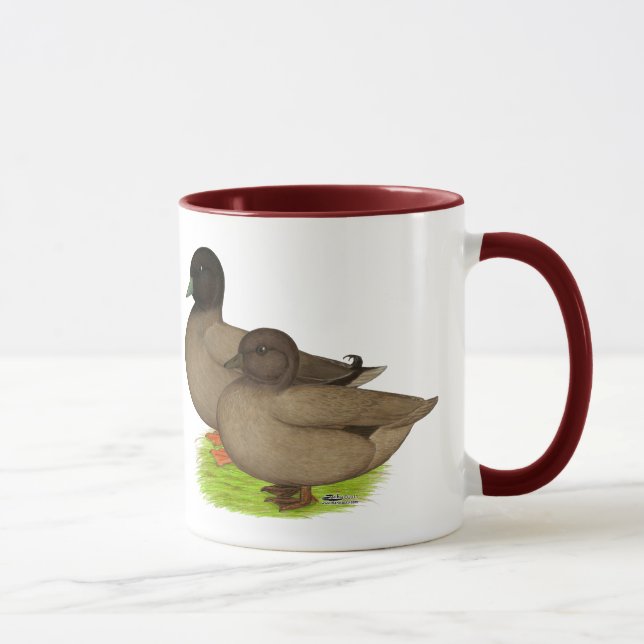 Ducks:  Khaki Calls Mug (Right)