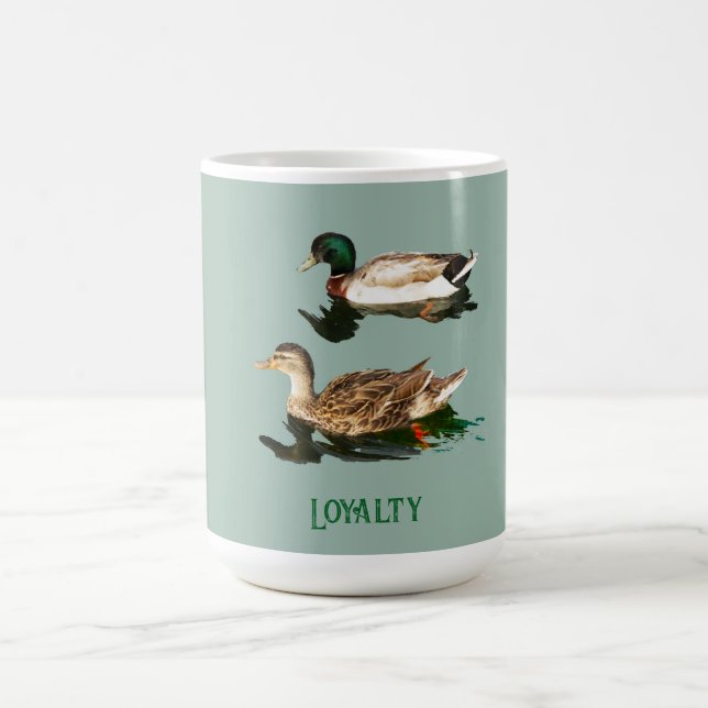 Ducks mallards coffee mug (Center)