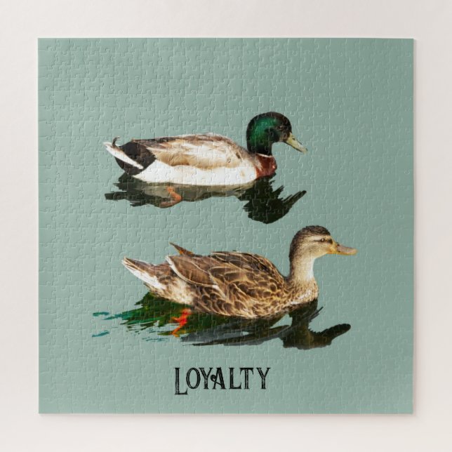 Ducks mallards jigsaw puzzle (Vertical)