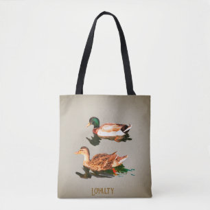 Ducks mallards. Loyalty Tote Bag