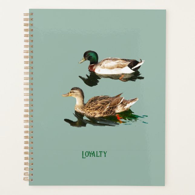 Ducks mallards planner (Front)