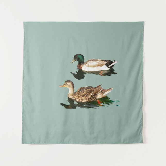 Ducks mallards tapestry (Front)