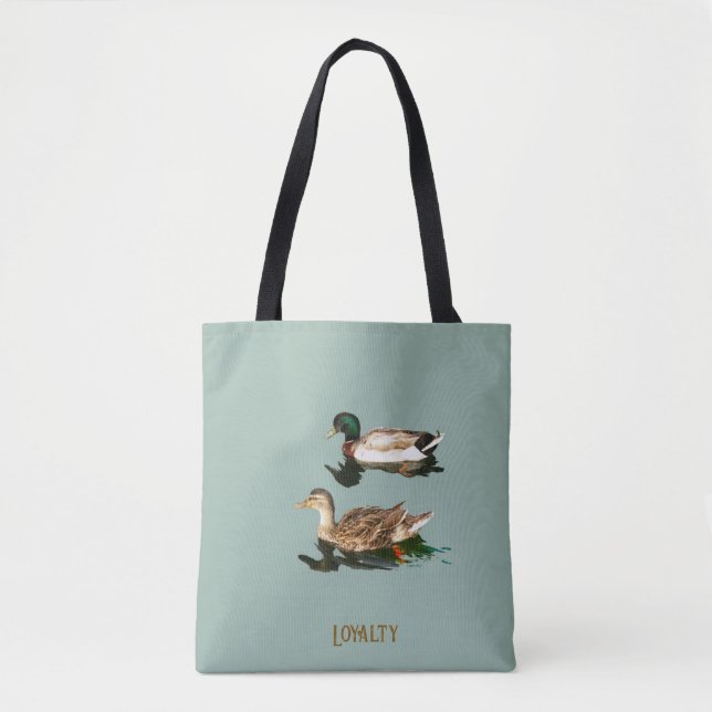 Ducks mallards tote bag (Front)