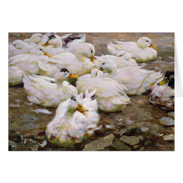 Ducks on a pond (Front Horizontal)