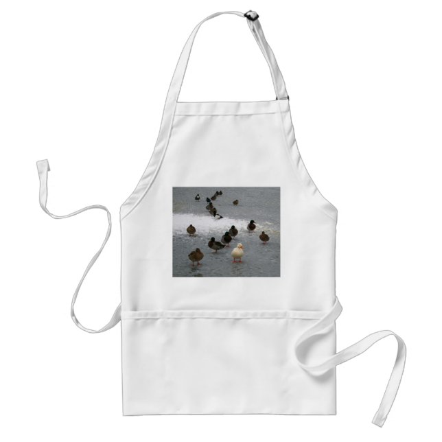 Ducks on Ice Standard Apron (Front)