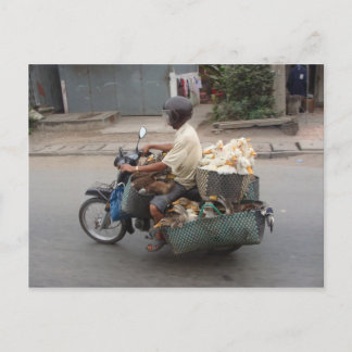 Ducks on motorbike-Vietnam Postcard