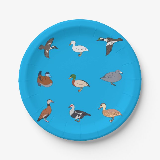 Ducks Paper Plate (Front)