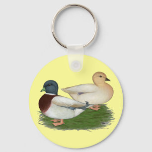 Ducks:  Pastel Calls Key Ring