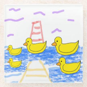 Ducks Red Lighthouse and the Yellow Pier Coaster