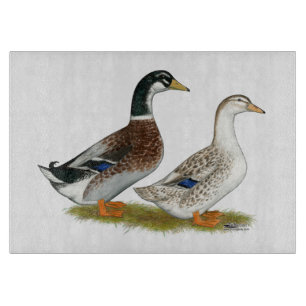 Ducks: Silver Appleyard Cutting Board