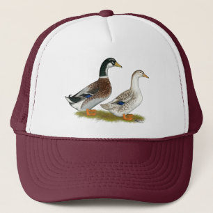 Ducks:  Silver Appleyard Trucker Hat