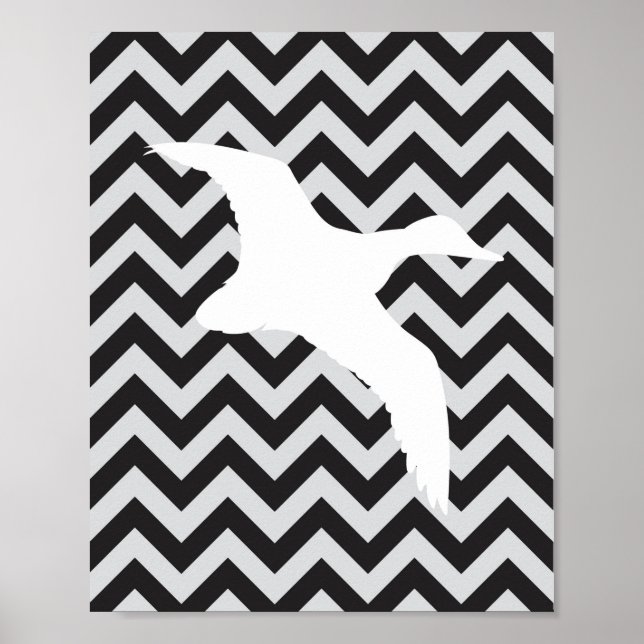 Ducks, Trucks, and Bucks Chevron Wall Decor (Front)