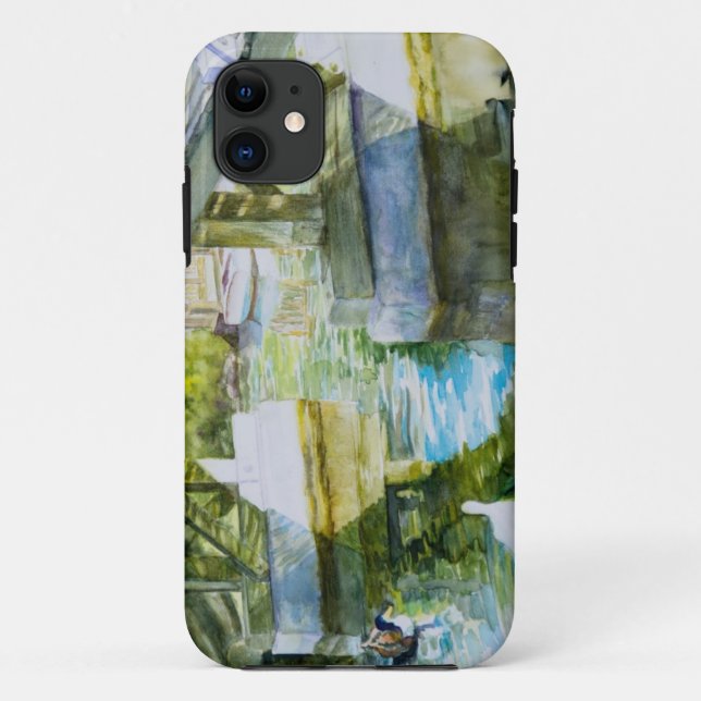 Ducks Under a bridge Case-Mate iPhone Case (Back)