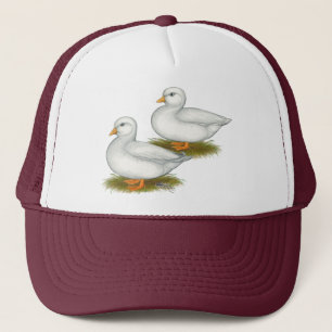 Ducks:  White Calls Trucker Hat