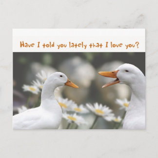DucktoDuckLove you Postcard