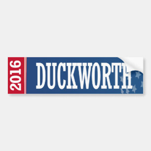 Duckworth - Tammy Duckworth 2016 Bumper Sticker