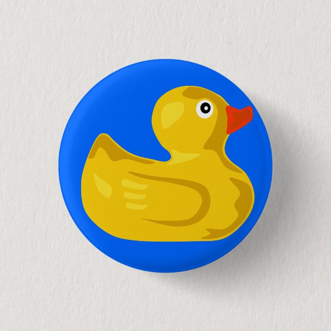 Ducky  Duck 3 Cm Round Badge (Front)