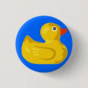 Ducky Duck 3 Cm Round Badge