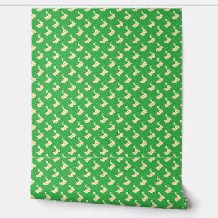 Ducky Duck Kids Forest Green Wallpaper