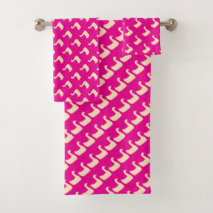 Ducky Duck  Kids Hot Pink   Bath Towel Set