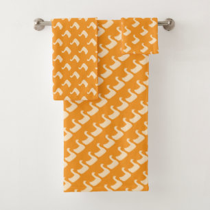 Ducky Duck Kids Orange Bath Towel Set