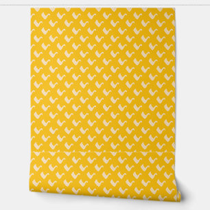 Ducky Duck Kids Yellow Wallpaper
