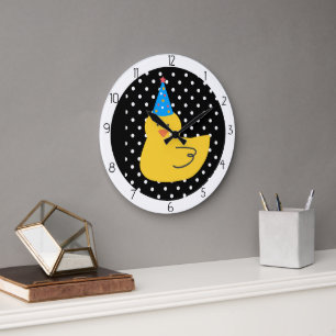 ducky duck large clock