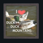 Ducky duck mountains. gift box<br><div class="desc">I love ducks and specially Ducks on mountains. Don't worry these ducks are in the water heading for their normal breakfast in the lower side of the lake. I guess some leftover rotten meadows will be there Whats so special about ducks, there are beautiful ducks, dangerous ducks, noisy ducks and...</div>