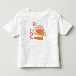 Ducky Girl 2nd Birthday Toddler T-Shirt