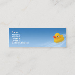 Ducky - Skinny Mini Business Card