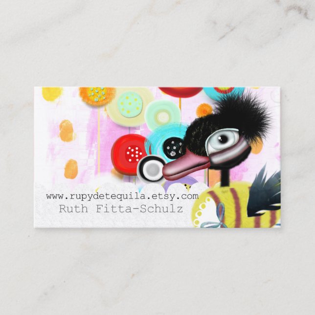 Ducky Whimsical Business Card (Front)