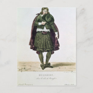 Ducroisy in the title role of Tartuffe Postcard