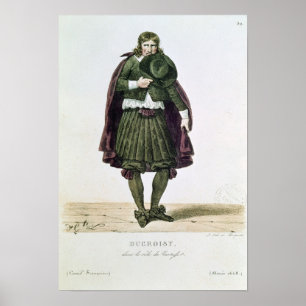 Ducroisy in the title role of Tartuffe Poster