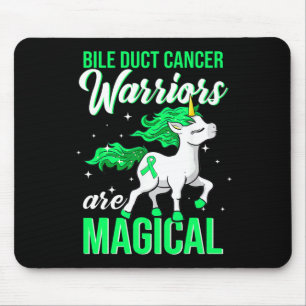 Duct Cancer Awareness Warrior Fun Unicorn Mouse Pad