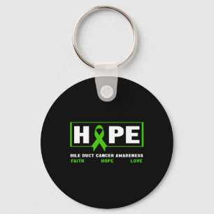Duct Cancer - Hope Bile Duct Cancer Awareness 1 Key Ring