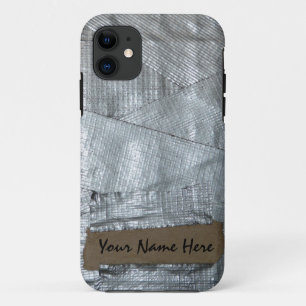 Duct Tape and Ripped Cardboard  Tag iPhone 11 Case