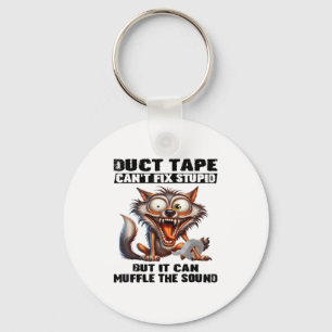 Duct Tape Can't Fix Stud But It Can Muffle The Sou Key Ring