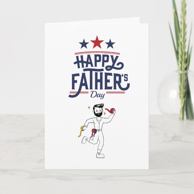 Duct Tape Dad - Father's Day Card (Standard) (Front)