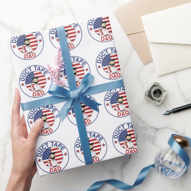 Duct Tape Dad - Gift Wrapping Paper (Gifting)