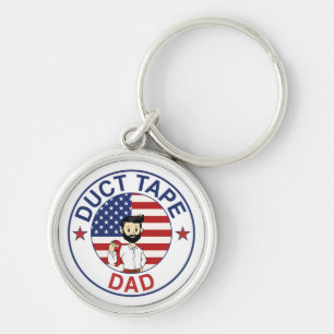 Duct Tape Dad - Keychain