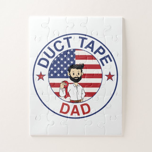 Duct Tape Dad - Puzzle (Vertical)